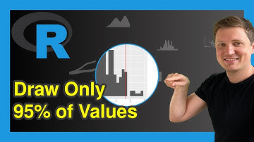 Cut Off Highest Values from ggplot2 Plot in R (2 Examples) | Red Line at 95% | geom_vline() Function