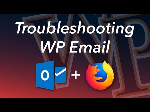 Troubleshooting Outlook email for Firefox