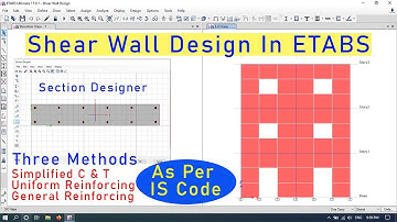Shear Wall Design In ETABS | How To Design Shear Wall | Shear Wall Design In ETABS As Per IS Code