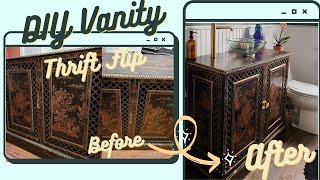 DIY Sink Vanity Thrift Flip