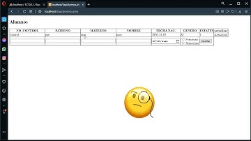 Actualizar registros en una tabla de base de datos, utilizano el comando update en un programa PHP