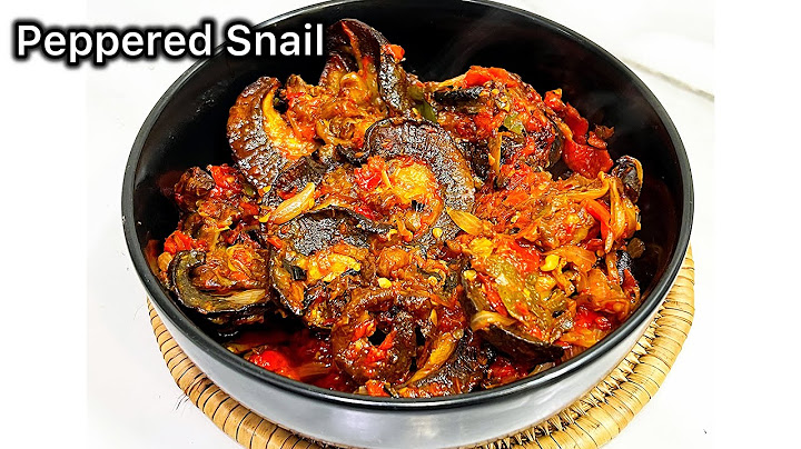 How to Make Delicious Nigerian Peppered Snail | Authentic African Recipe