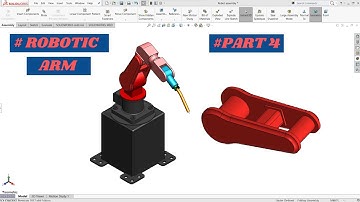 How to Design Robotic Arm in Solidworks #Part 4 #Robot #solidworks #Engineering #Solidworksprojects