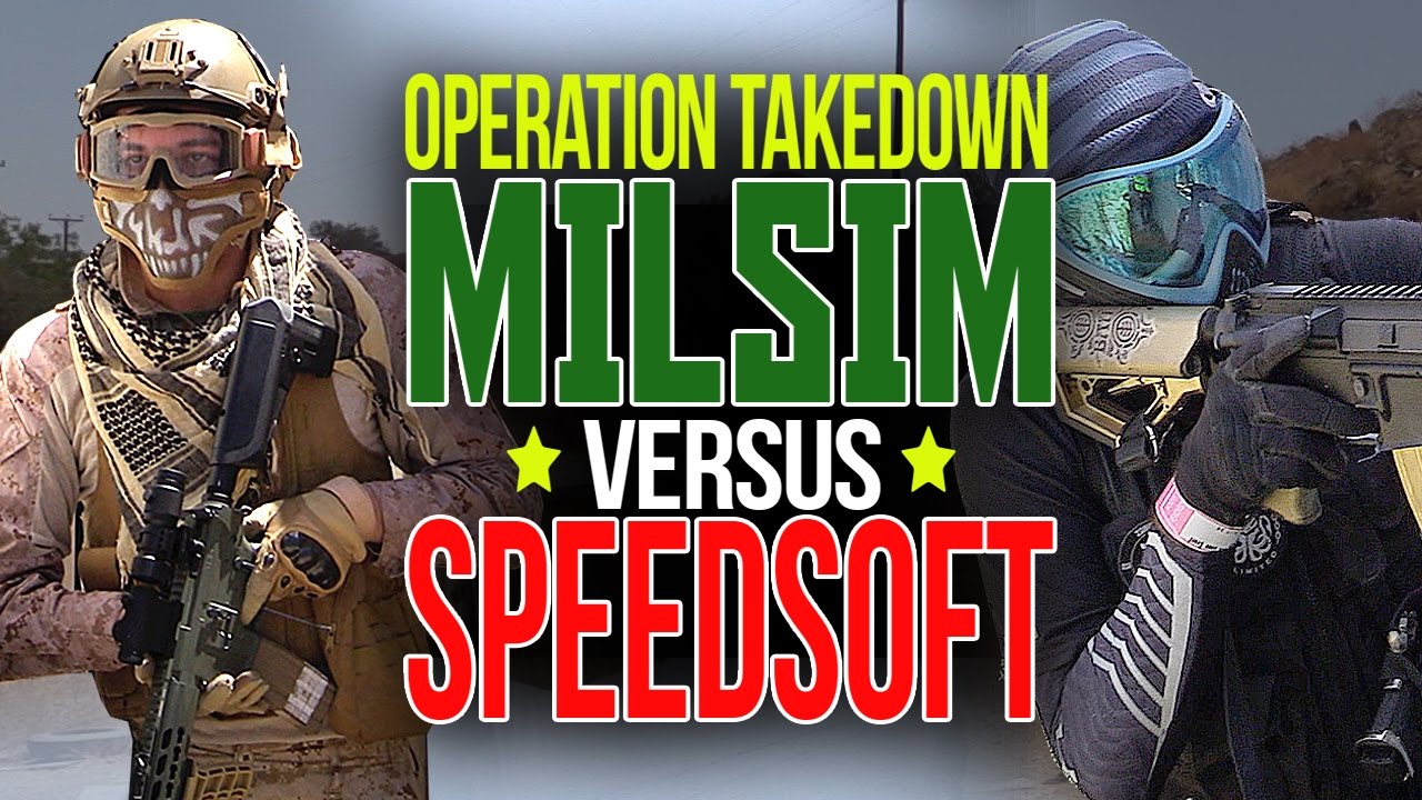 MILSIM vs SPEEDSOFT | Operation Takedown | Hollywood Sports Park