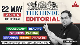 The Hindu Editorial Analysis | The Hindu Vocabulary by Santosh Ray | Vocabulary for Bank & SSC Exams