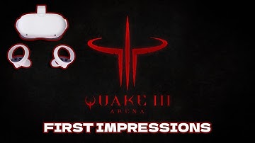 Quake 3 VR Multiplayer Gameplay Quest 2 - First Impressions, IT