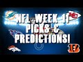 NFL Week 11 2020 Picks & Predictions!