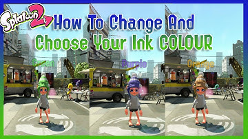 How To Change And Choose Your Ink Color For the Plaza Splatoon2! (Only 1 player needed)