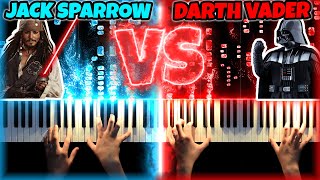 Pirates Of The Caribbean vs Star Wars [Epic Piano Battle]