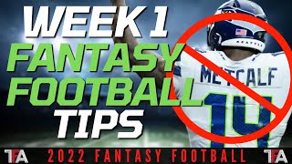 Top 5 Fantasy Football Tips to DOMINATE Week 1!