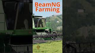 Beamng Farming: Combine Harvester | Beamng-Fun #Shorts