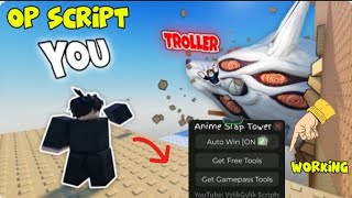 This Anime Slap Tower Script Is Too Op Auto Win Gui