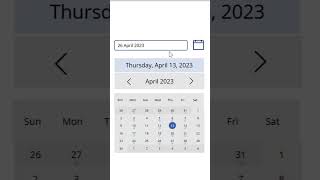 Custom Date Picker Control in Power Apps | #sbPowerDev screenshot 5