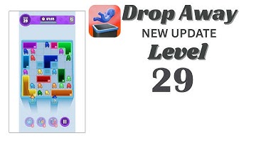 Drop Away Level 29 Walkthrough - NEW UPDATE | Step-by-Step Guide 🧠 | SolutionGuruji