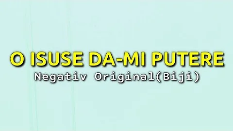 Negativ - O Isuse Da-mi Putere (Original Biji)