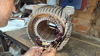 15 kw 1440 rpm Havells motor winding l alternators l electric motor l three phase motor
