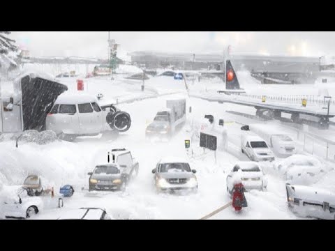 Europe is freezing! Massive Snow storm in Norway, Sweden and Denmark