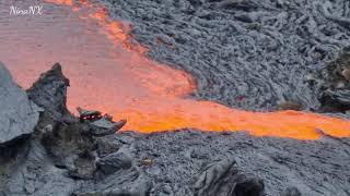 Casting Rocks On Hot Lava? New Way Of Entertainment At Fagradalsfjall Volcano 28.08.21