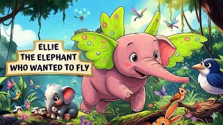 Ellie The Elephant Who Wanted to Fly | Kids Story | Moral Story for Children | #Bedtime #elephant