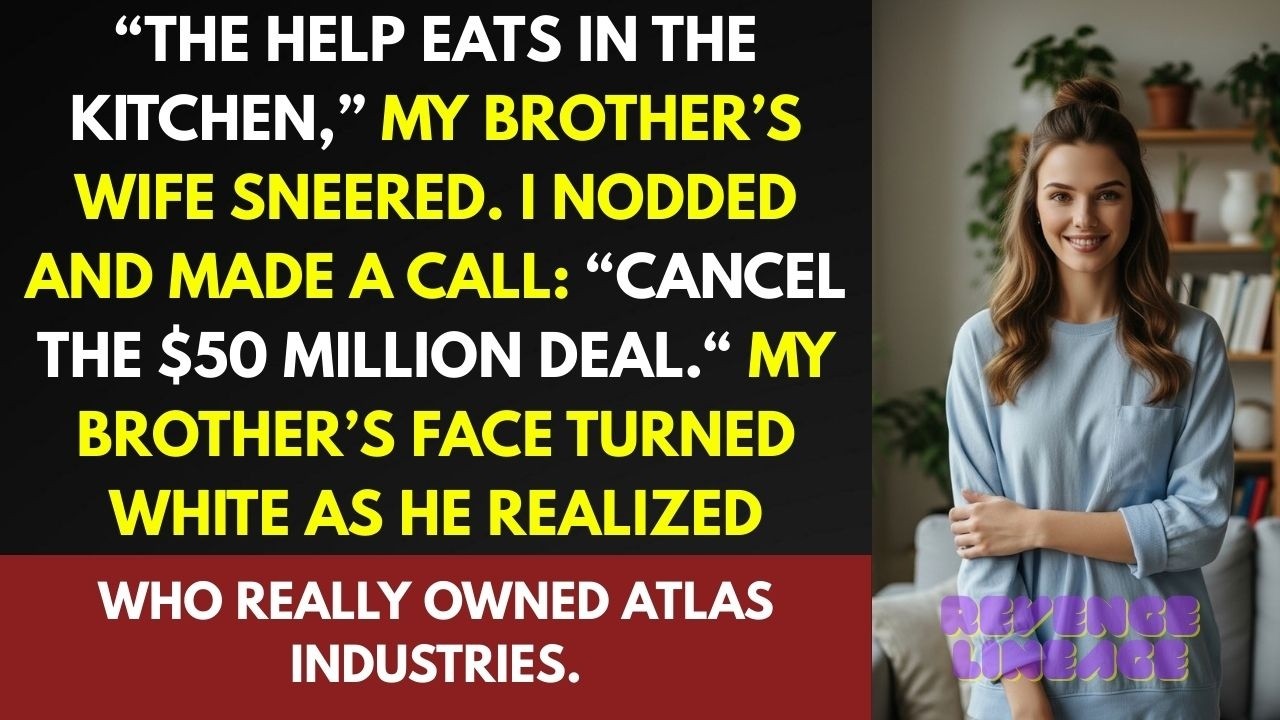 At My Brother's Wedding, They Seated Me In The Kitchen—So I Took Back My Company's Contract