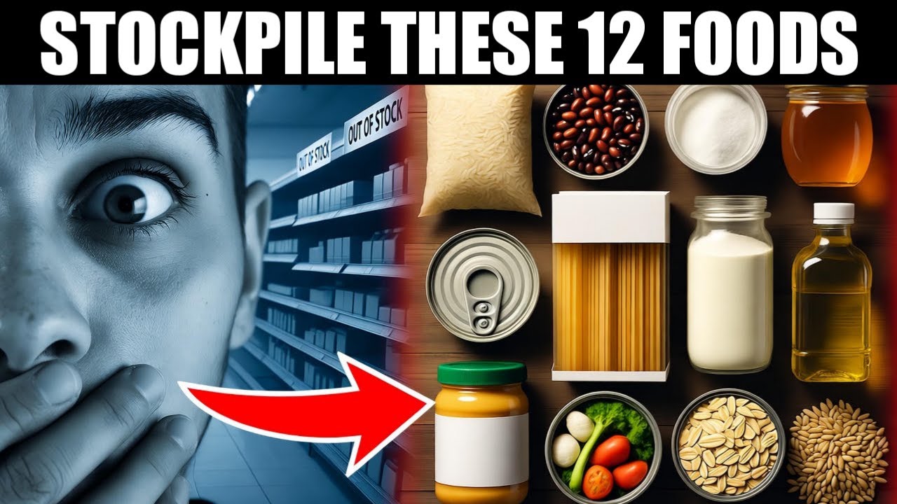 12 Foods to Stockpile NOW Before Shortages Hit (2025 Food Crisis Survival Guide)