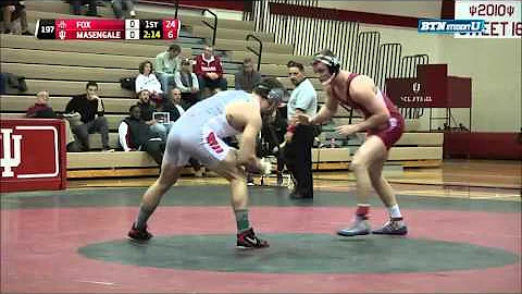 Ohio State at Indiana Wrestling: 197 Pounds- Fox v...