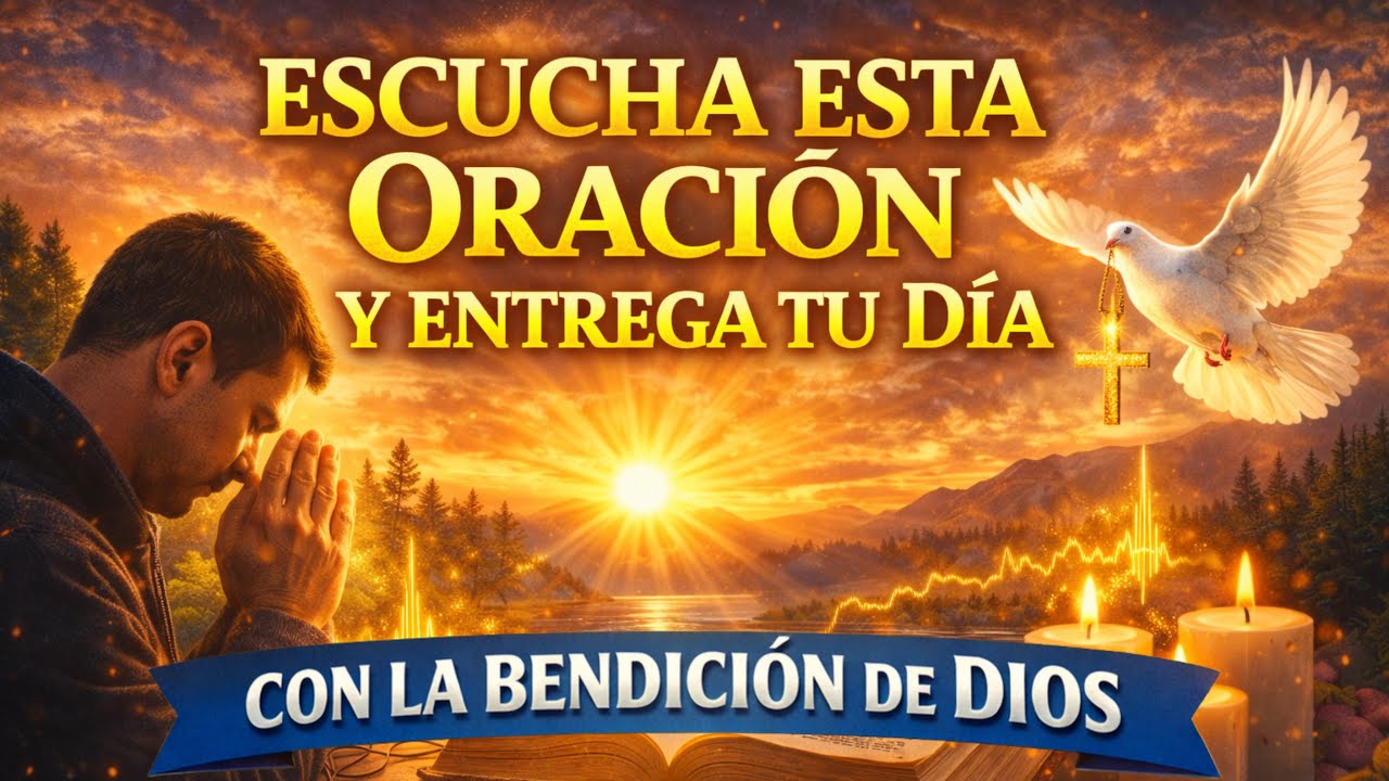 🙏 ESCUCHA ESTA ORACIÓN DE LA MAÑANA Y ENTREGA TU DÍA A DIOS 🌅 - YouTube