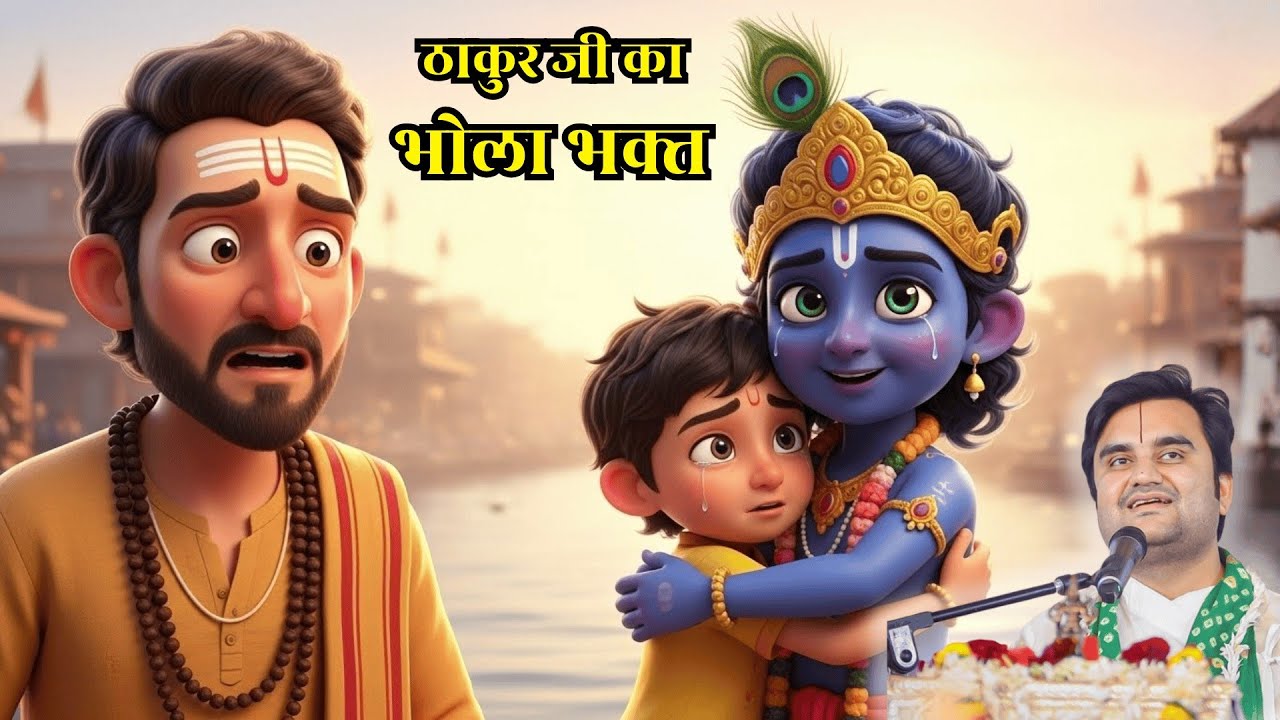 Thakurji ka Bhola Bhakt - Krishna Leela - Pujya Shri Indresh Ji Maharaj Katha