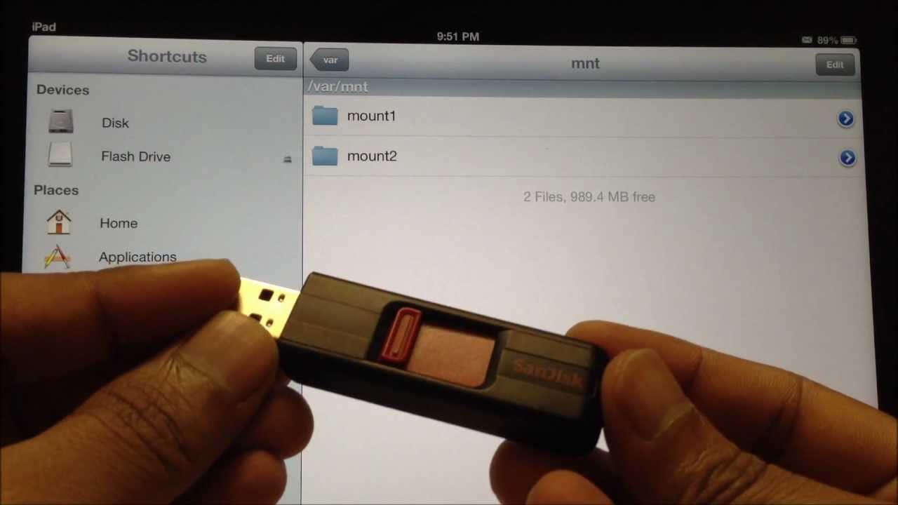 watch movies usb ipad