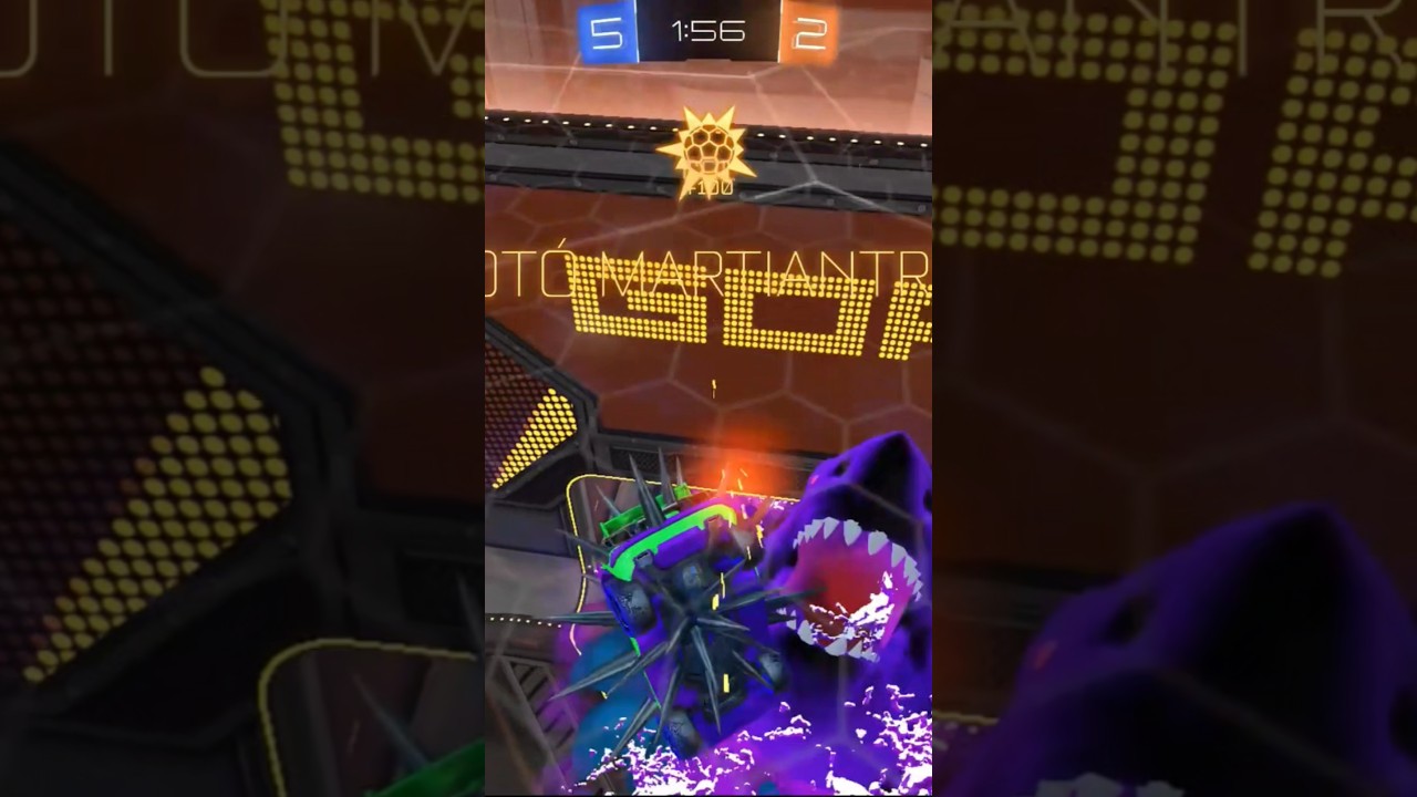 the martian troll playing a little rocket league