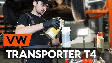 How to change transmission oil / gear oil on VW TRANSPORTER 4 (T4) [TUTORIAL AUTODOC]