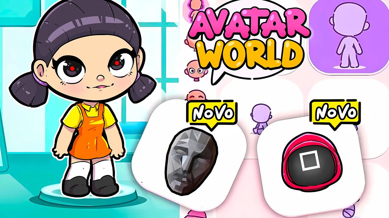 Eu Criei O Squid Game no Avatar World (Batatinha Frita 1 2 3)
