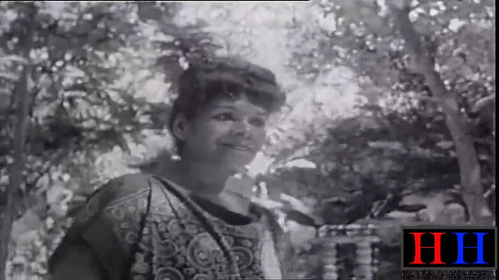 Katherine Dunham at home in Martissant,Haiti...