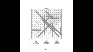 Valentines day Word Search Bool cover and interior