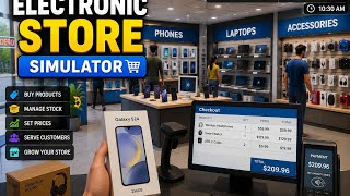 I started selling new expensive products in electronic store simulator 3D | Gameplay#2