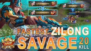 Zilong Savage Build Zilong Savage Gameplay Mobile Legends Bang Bang