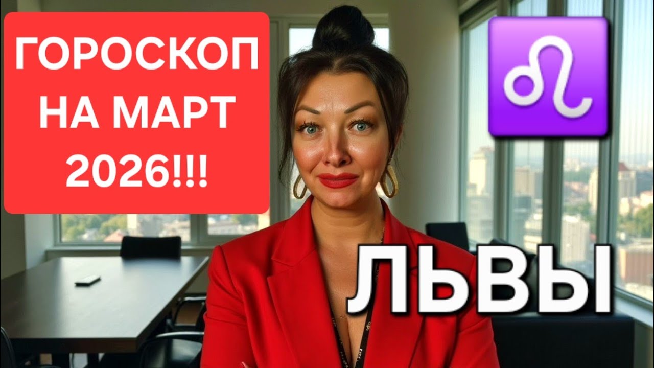 ♌️ЛЬВЫ- гороскоп на март 2026 - месяц Затмения!!! Анастасия Григорян