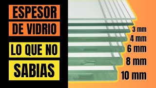 Como Elegir el ESPESOR Adecuado de Vidrio para tus Ventanas y Puertas  Saca el MAXIMO Provecho