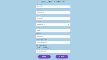 Responsive Registration Form Using HTML CSS and Bootstrap | Responsive Registration Form | Sign Up🔥