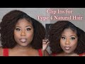 So Natural!! The Best Clip Ins for 4c Hair| Sassina 4B/4C AFRO KINKY CLIP-INS |
