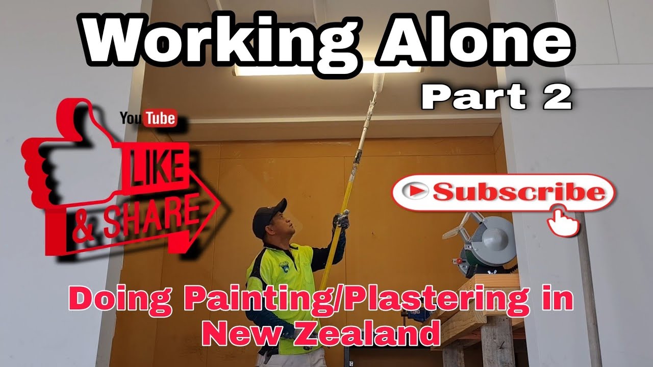 Part 2- Paano ko gawin ang trabaho bilang Painter/Plasterer sa New Zealand I Rolleston I Work alone