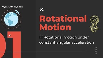 Grade (12) Physics - Chapter (1) Rotational Motion (Part 1)