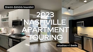 NASHVILLE APARTMENT HUNTING 2023 | studios & one bedrooms