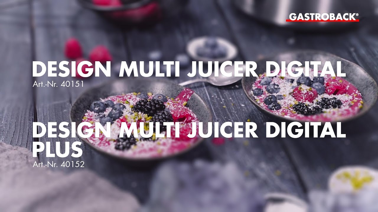 Design Multi Juicer Digital | GASTROBACK® | Entsafter