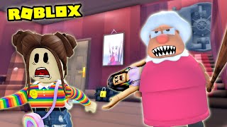 Roblox Story: ONTSNAPPEN AAN DE SUPER ENGE OMA! || Let's Play Wednesday