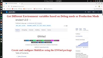 Access production and debug environment variables in Flutter using ENVied package MultiEnv #flutter