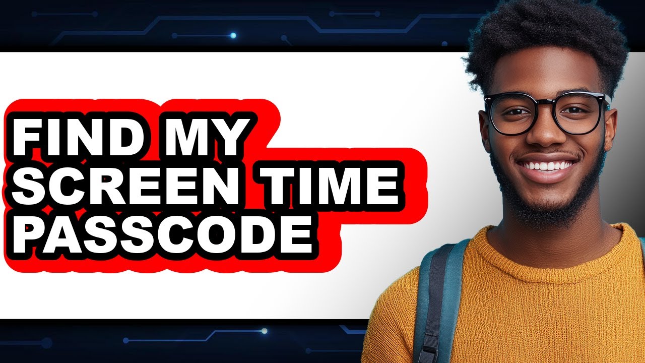 How to Find My Screen Time Passcode - Step by Step - YouTube