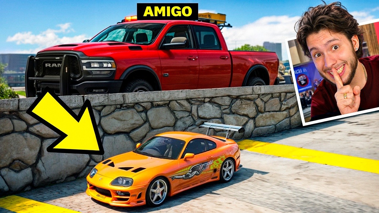 Jogando ESCONDE-ESCONDE com MINI CARROS! (GTA 5 RP)