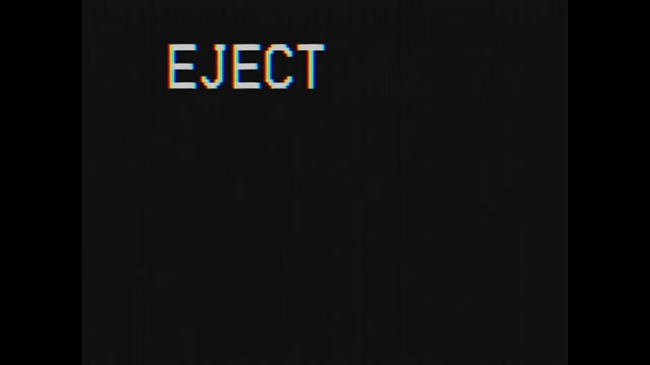 VHS CASSETTE TAPE EJECT RGB VIDEO CLIP EDIT CLIP 5 SECEND VIDEO Old