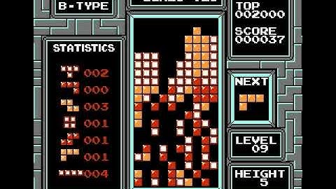 Tetris (NES) - Tool-Assisted "Type B" Gameplay